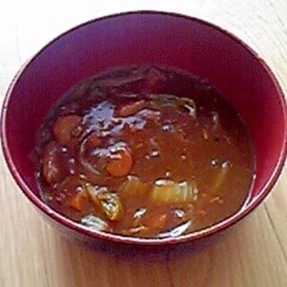 簡単☆さんま缶と白菜のカレー